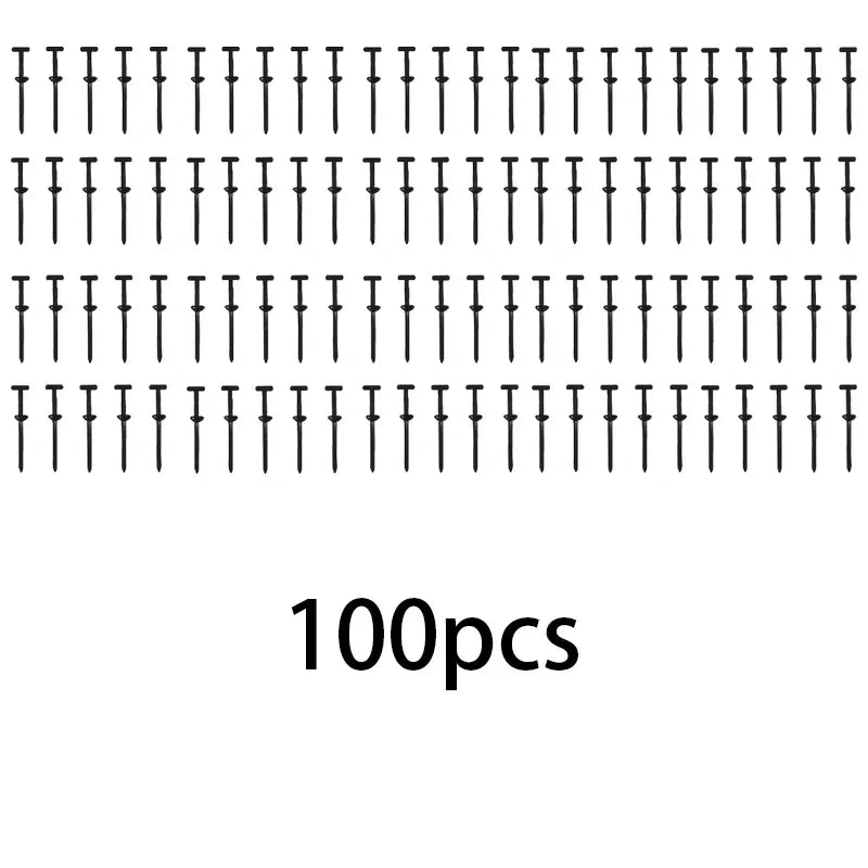 Nylon Cable Tie Buckles with Fixing Nails, 5 to 1000 Pack