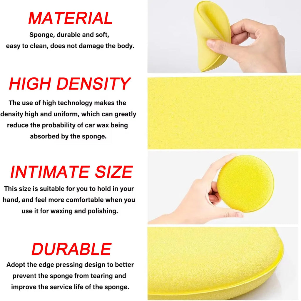 Foam Wax Applicator Pads for Car Polishing, 6 or 12 Pack — photo 1 of 10