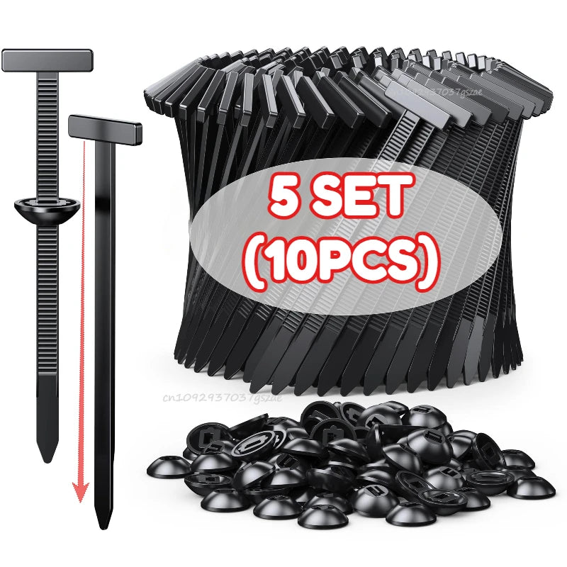 Nylon Cable Tie Buckles with Fixing Nails, 5 to 1000 Pack — photo 6 of 10