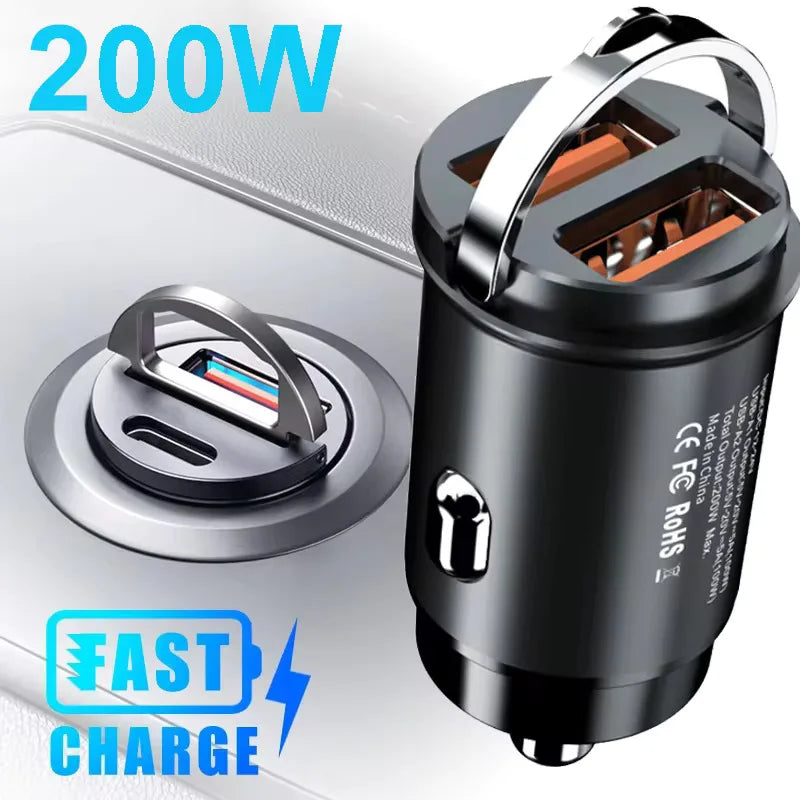 Mini Car Charger, USB-C PD and QC3.0 Fast Charging — photo 6 of 10