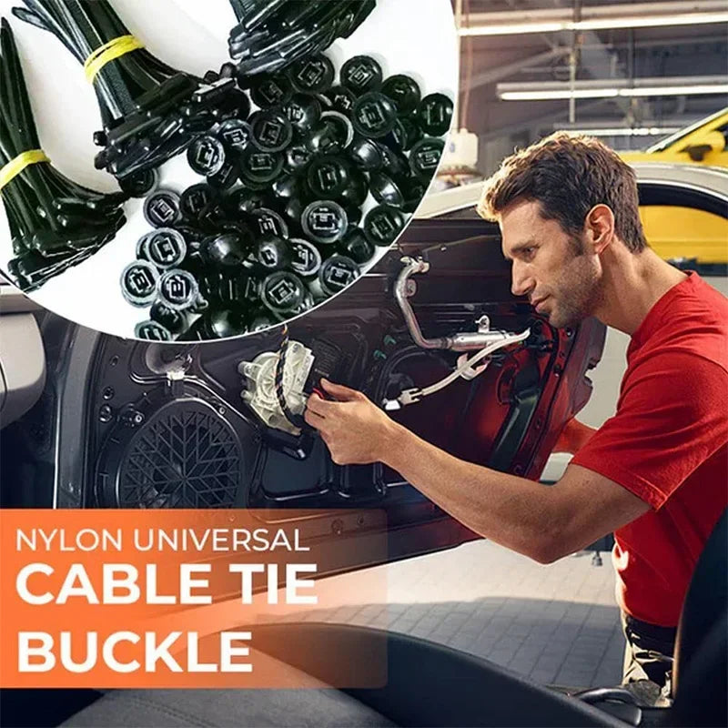 Nylon Cable Tie Buckles with Fixing Nails, 5 to 1000 Pack — photo 8 of 10