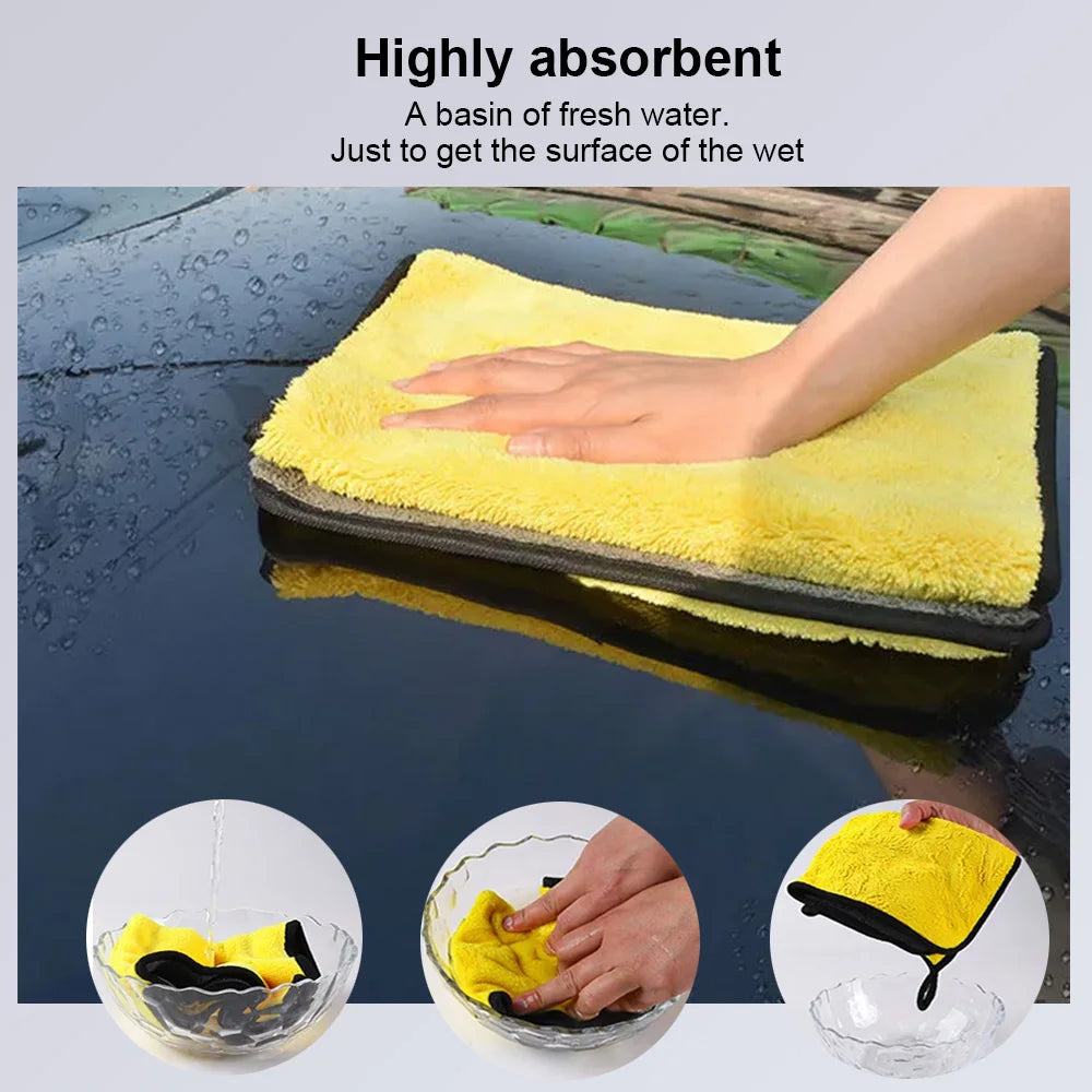 Car Wash Microfiber Towels, 30x30 or 30x60cm Multipack — photo 9 of 10