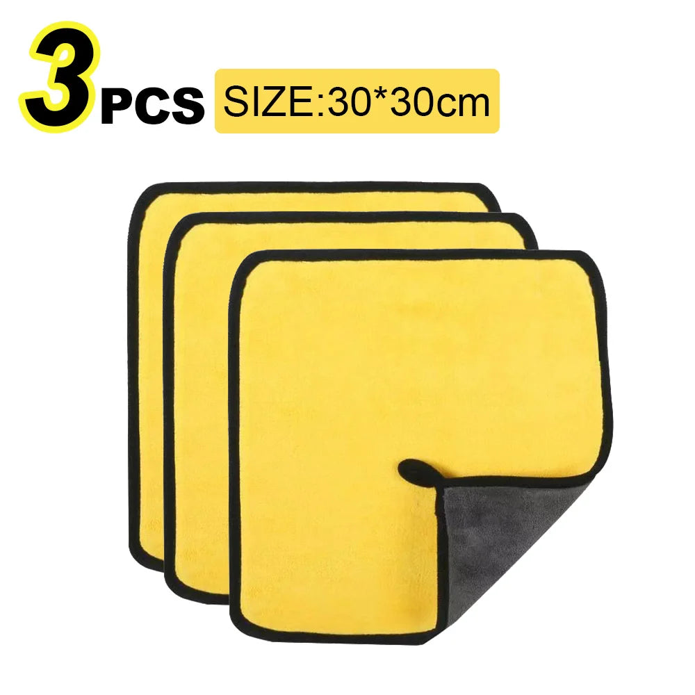 Car Wash Microfiber Towels, 30x30 or 30x60cm Multipack