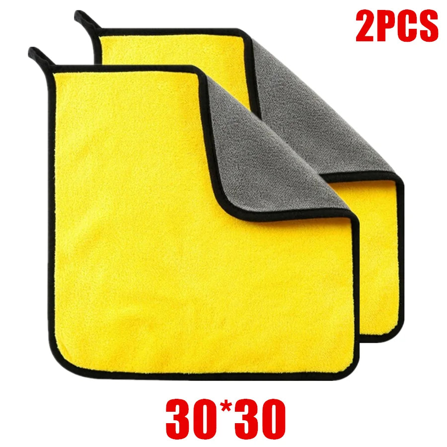 Microfiber Cleaning Towels, Double-Layer Drying Cloths
