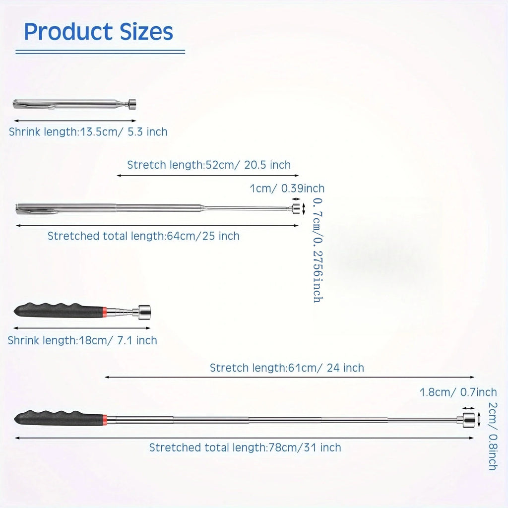 Telescoping Magnetic Pickup Tool, Extendable Grabber Pen — photo 1 of 10