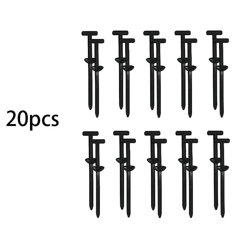 Nylon Cable Tie Buckles with Fixing Nails, 5 to 1000 Pack