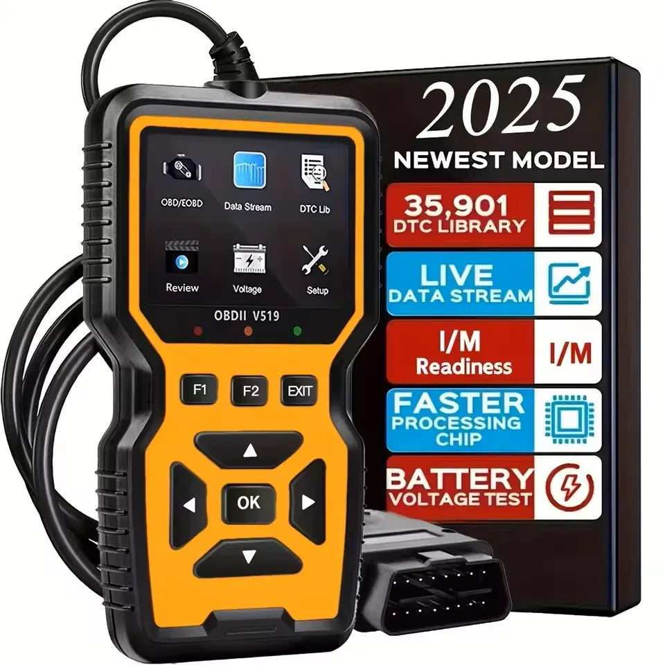 V519 OBD2 Scanner with Live Data and Battery Test — photo 9 of 10