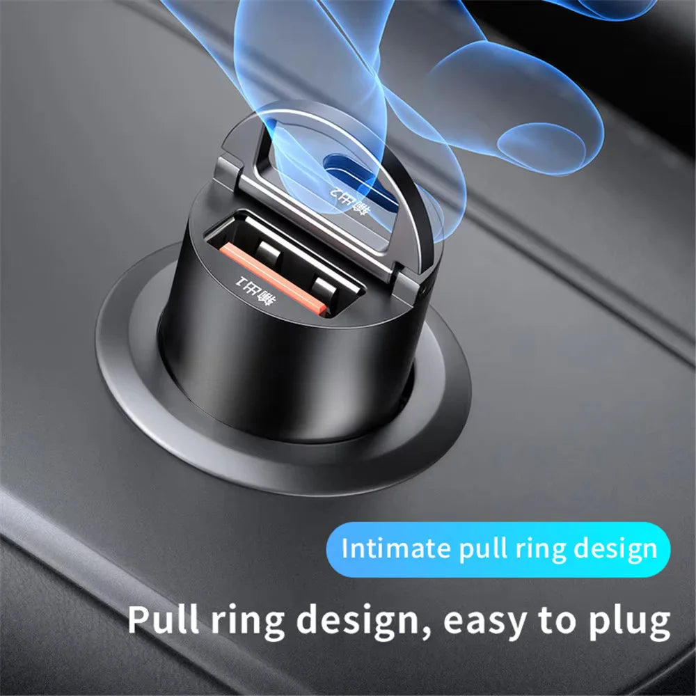Mini Car Charger, USB-C PD and QC3.0 Fast Charging — photo 5 of 10