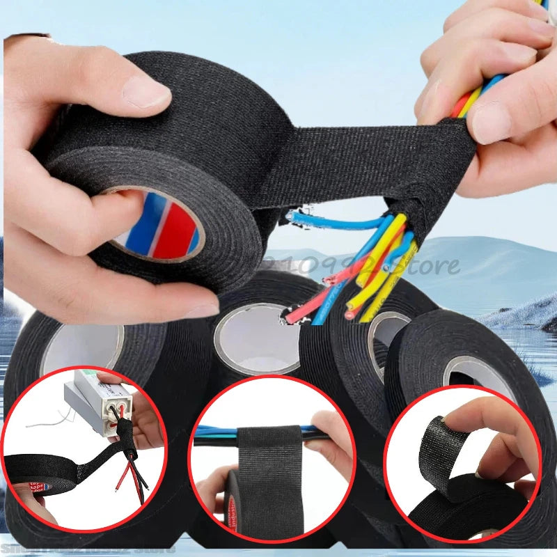 High-Temp Wire Harness Cloth Tape for Automotive Looms — photo 4 of 10