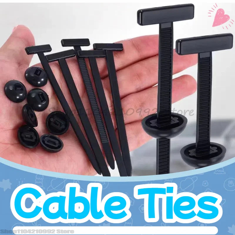 Nylon Cable Tie Buckles with Fixing Nails, 5 to 1000 Pack — photo 9 of 10