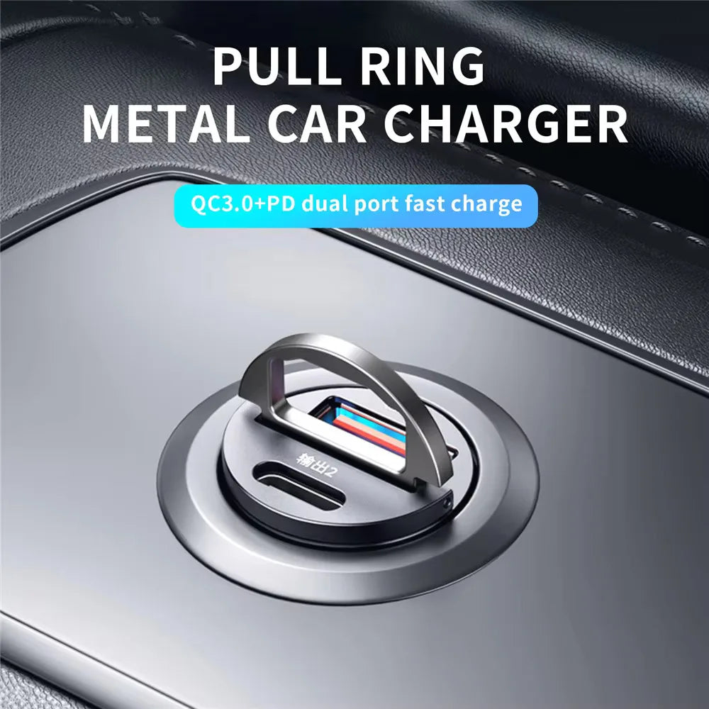 Mini Car Charger, USB-C PD and QC3.0 Fast Charging — photo 4 of 10