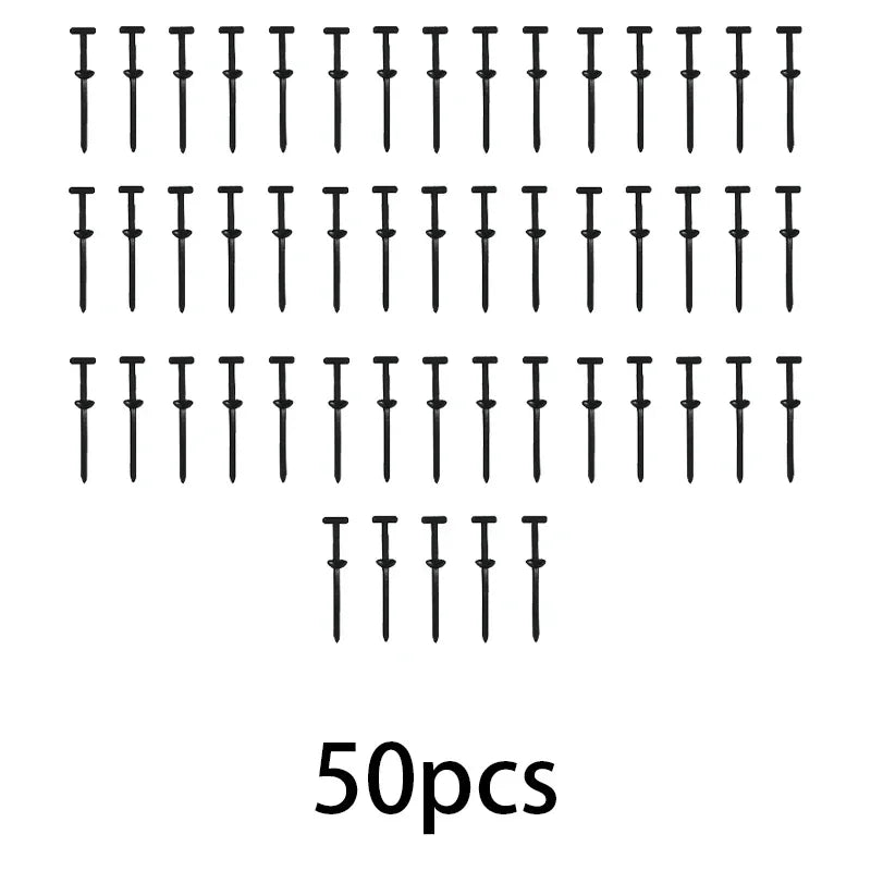 Nylon Cable Tie Buckles with Fixing Nails, 5 to 1000 Pack