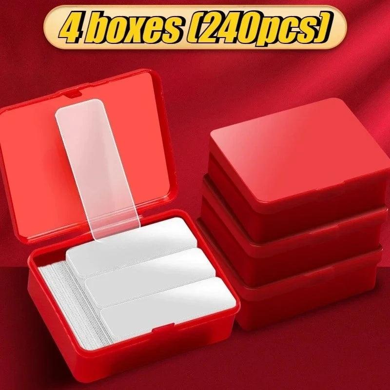 Reusable Double-Sided Mounting Tape Squares, 60-600 Pack