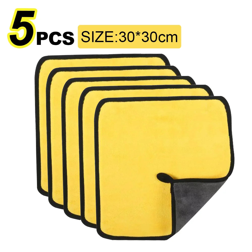 Car Wash Microfiber Towels, 30x30 or 30x60cm Multipack