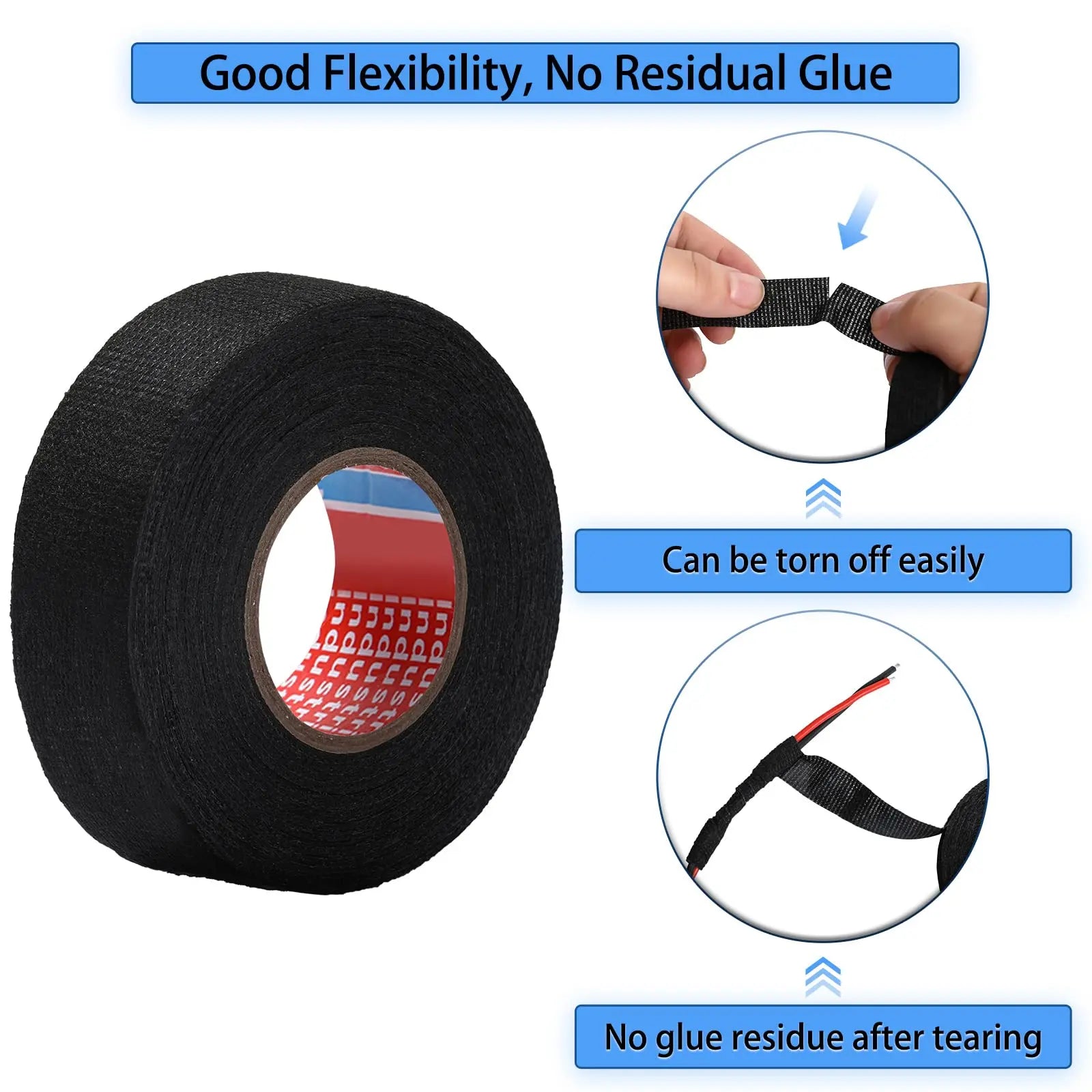 High-Temp Wire Harness Cloth Tape for Automotive Looms